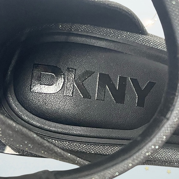 DKNY - Elegant Black Glitter Women's Heels in size 8 NWOT - Picture 12 of 12